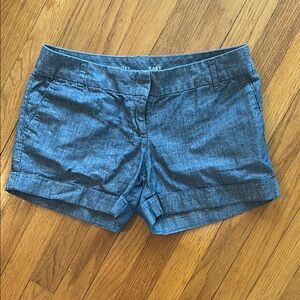 The Limited Blue Jean Shorts Classic Cuffed Design